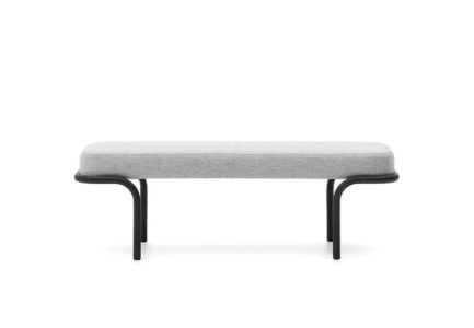 Lavica compo 130 cm sivá