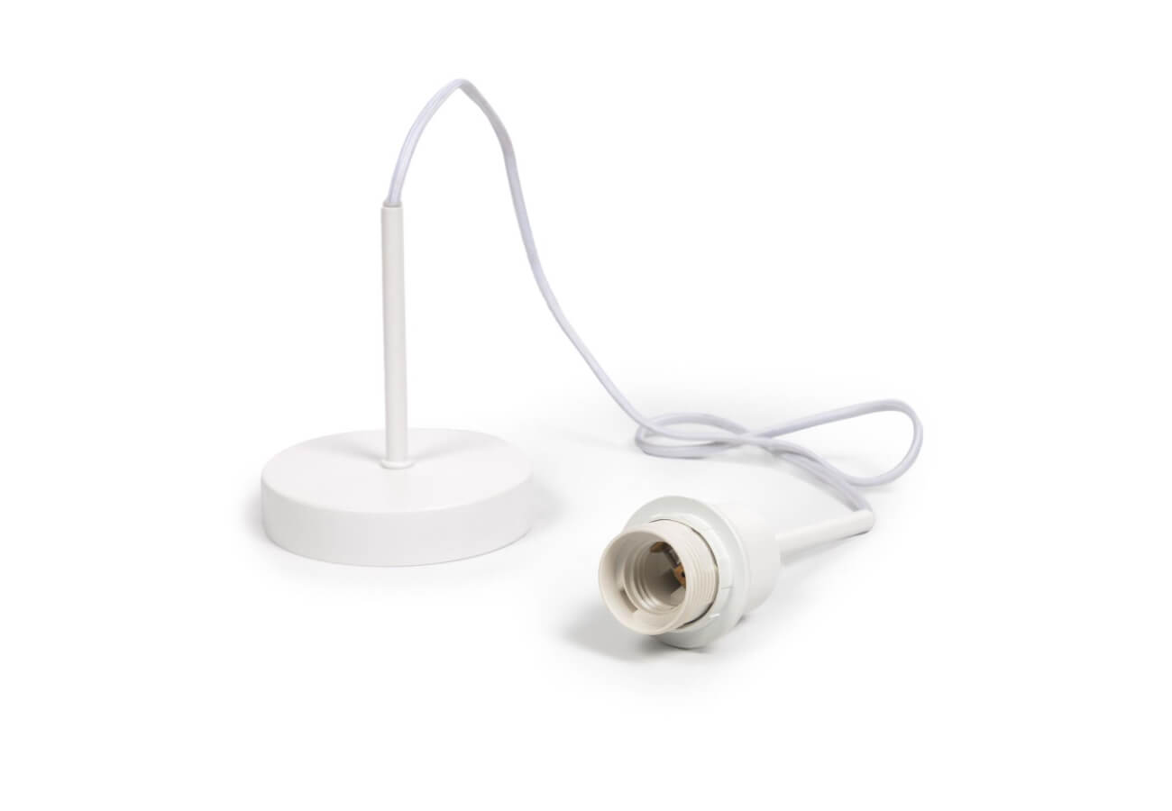 Stropný napájací kábel viaful biely