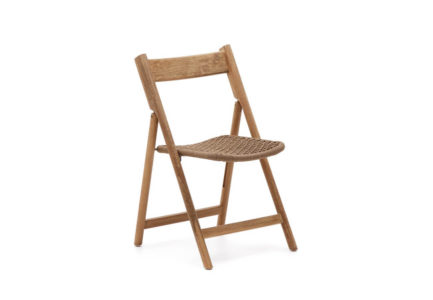 Záhradná skladacia stolička dara hnedá