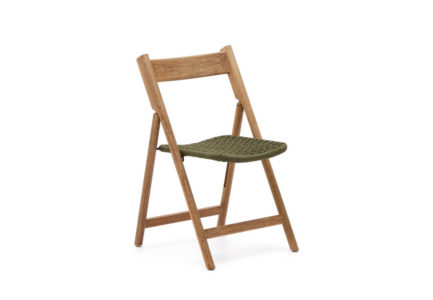 Záhradná skladacia stolička dara zelená