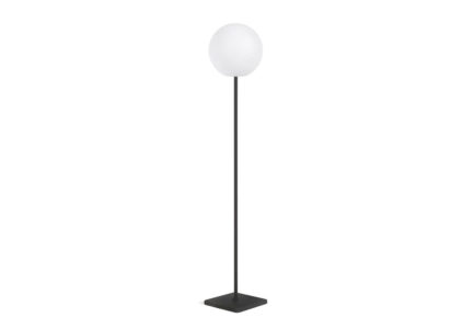 Záhradná stojacia lampa mimoza 120 cm čierna