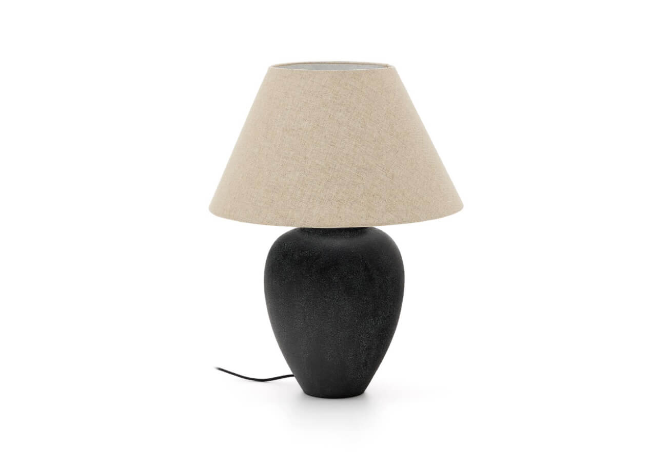 Stolná lampa remedacal čierna