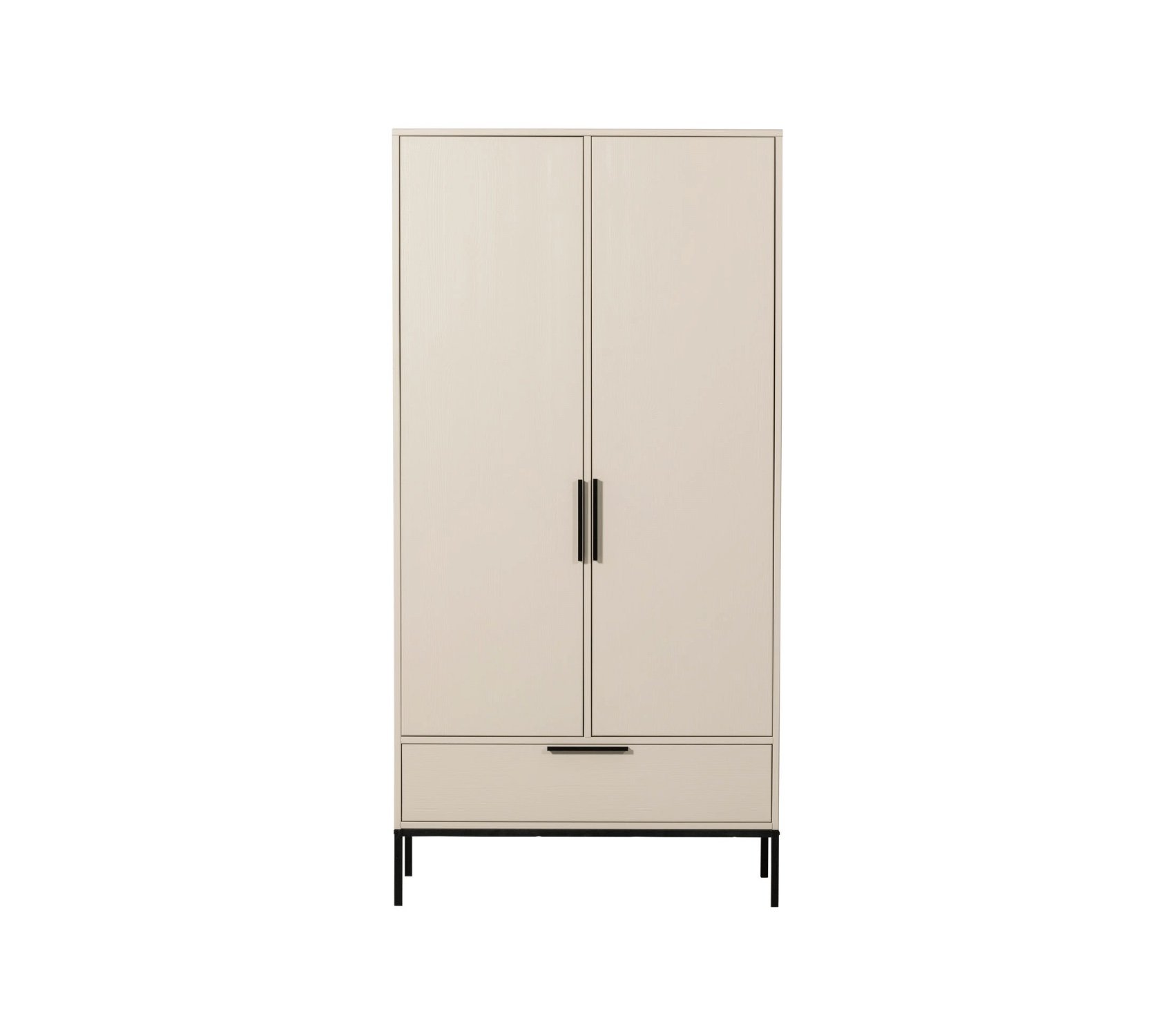 Šatníková skriňa Silas 200 x 100 cm béžová