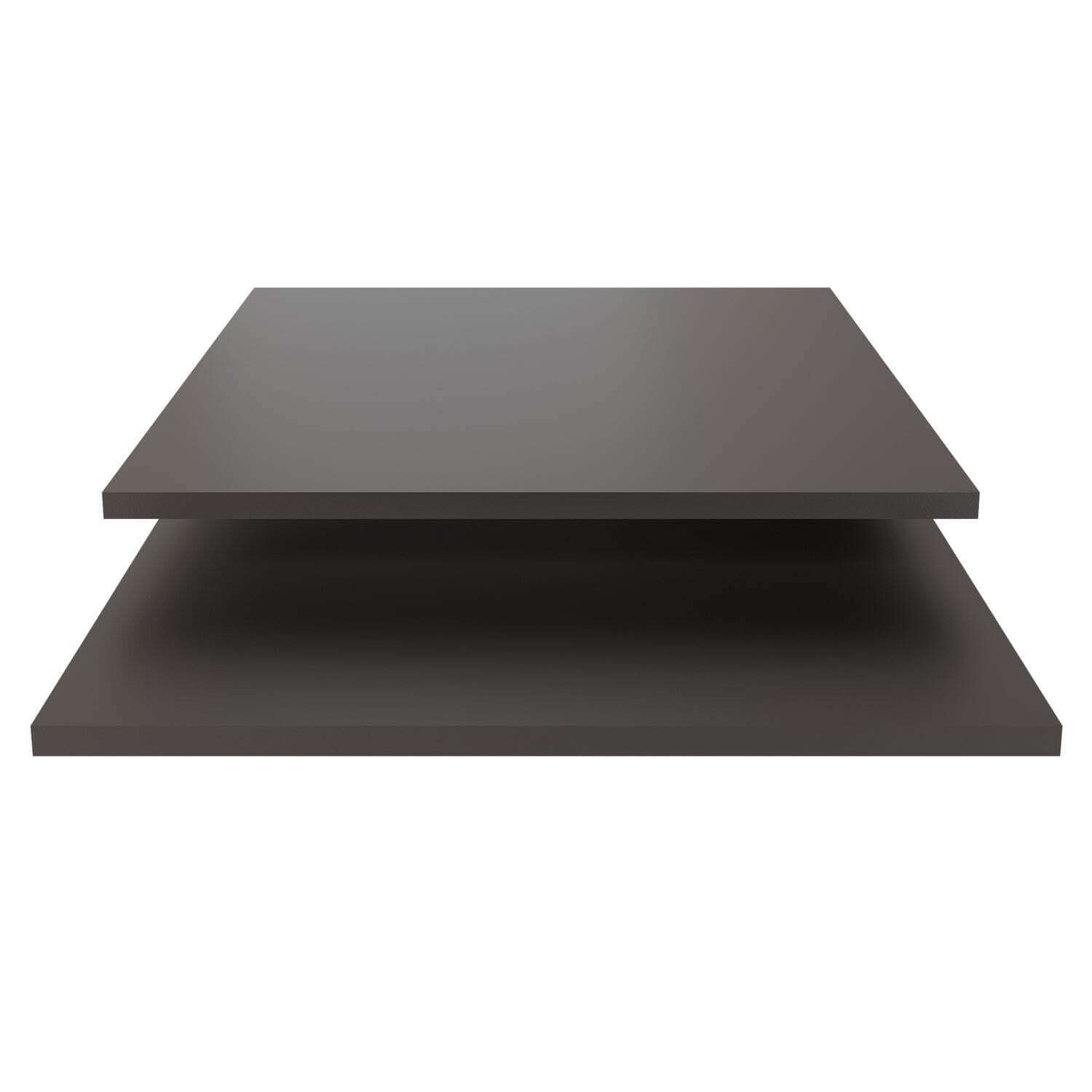 Set dvoch poličiek do skríň Daria Single čierny