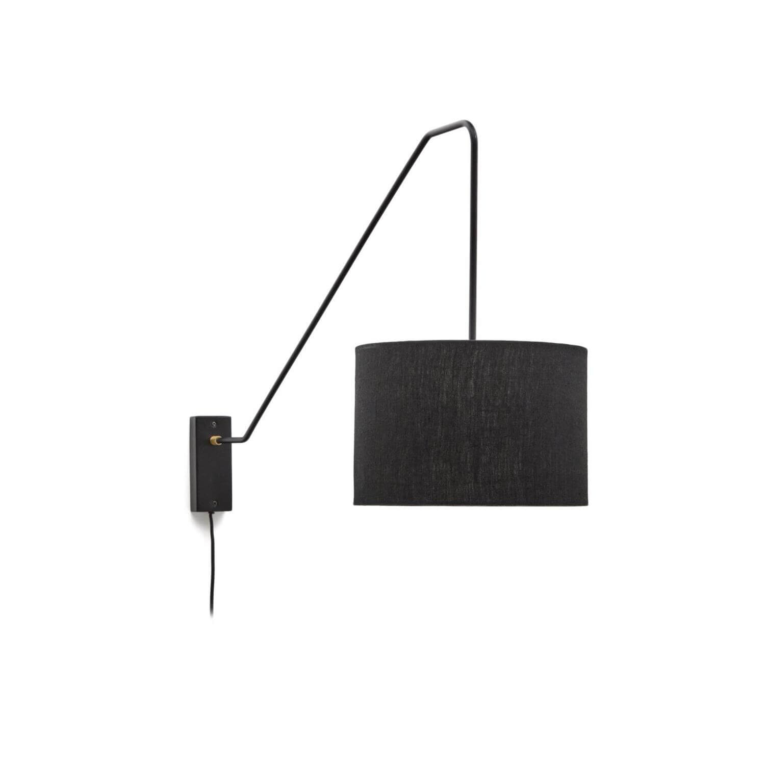 Nástenná lampa Jax čierna