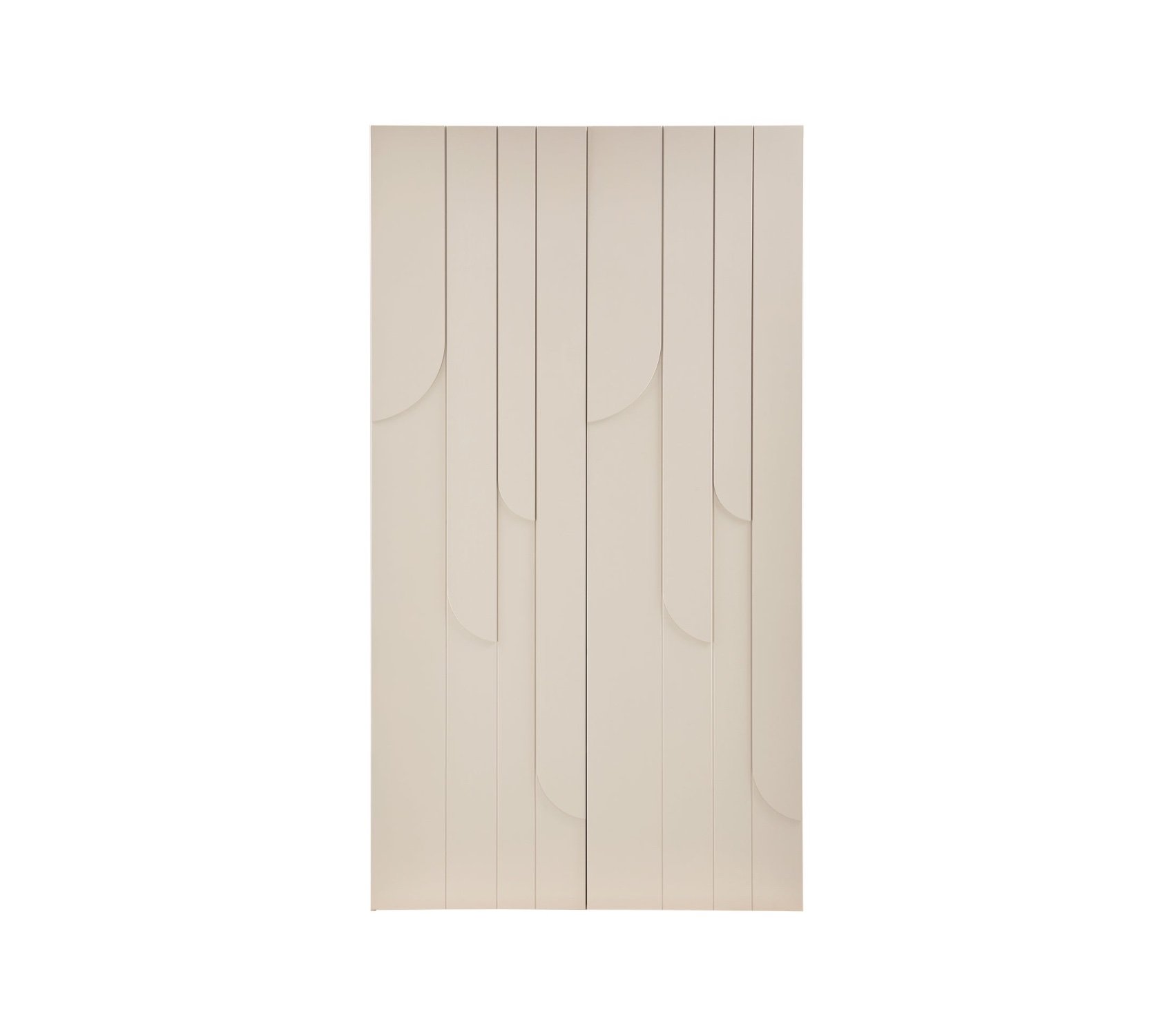 Šatníková skriňa Storm 200 x 110 cm s vešiakom béžová