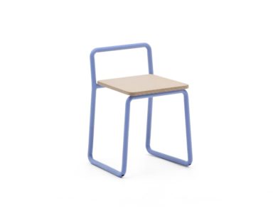 Detská stolička Rinn príhodno-modrá