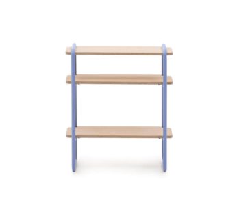 Detský regál Rinn prírodno-modrá