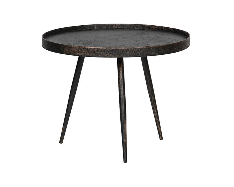 Poškodené: Konferenčný stolík bounds l Ø 58 cm antický zlatý