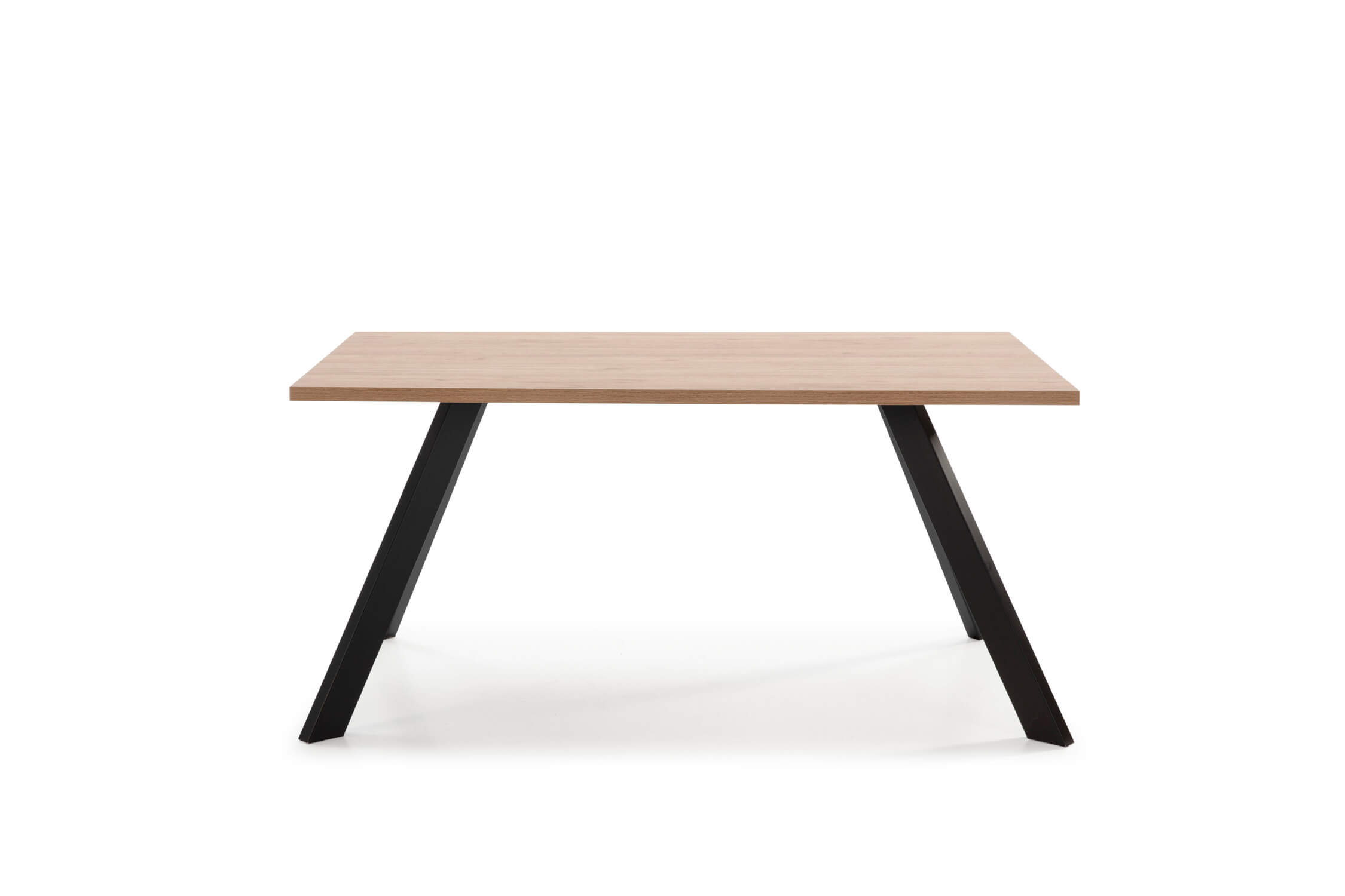 Jedálenský stôl exas 160 x 90 cm prírodný/čierny