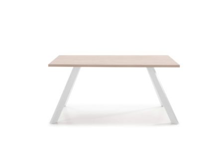 Jedálenský stôl exas 160 x 90 cm prírodný/biely