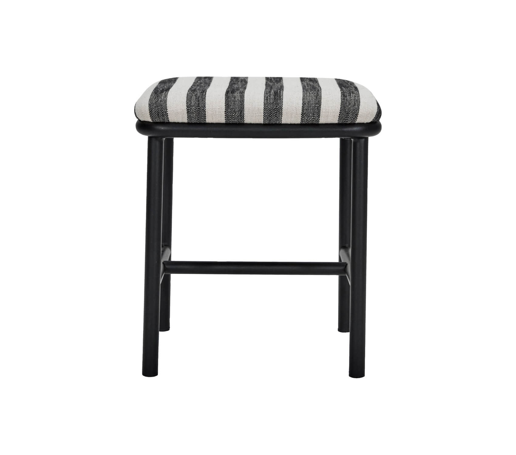 Stolička bez operadla Tena čiernobiela