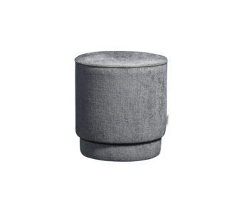 Puf Opal ⌀40 cm modrý