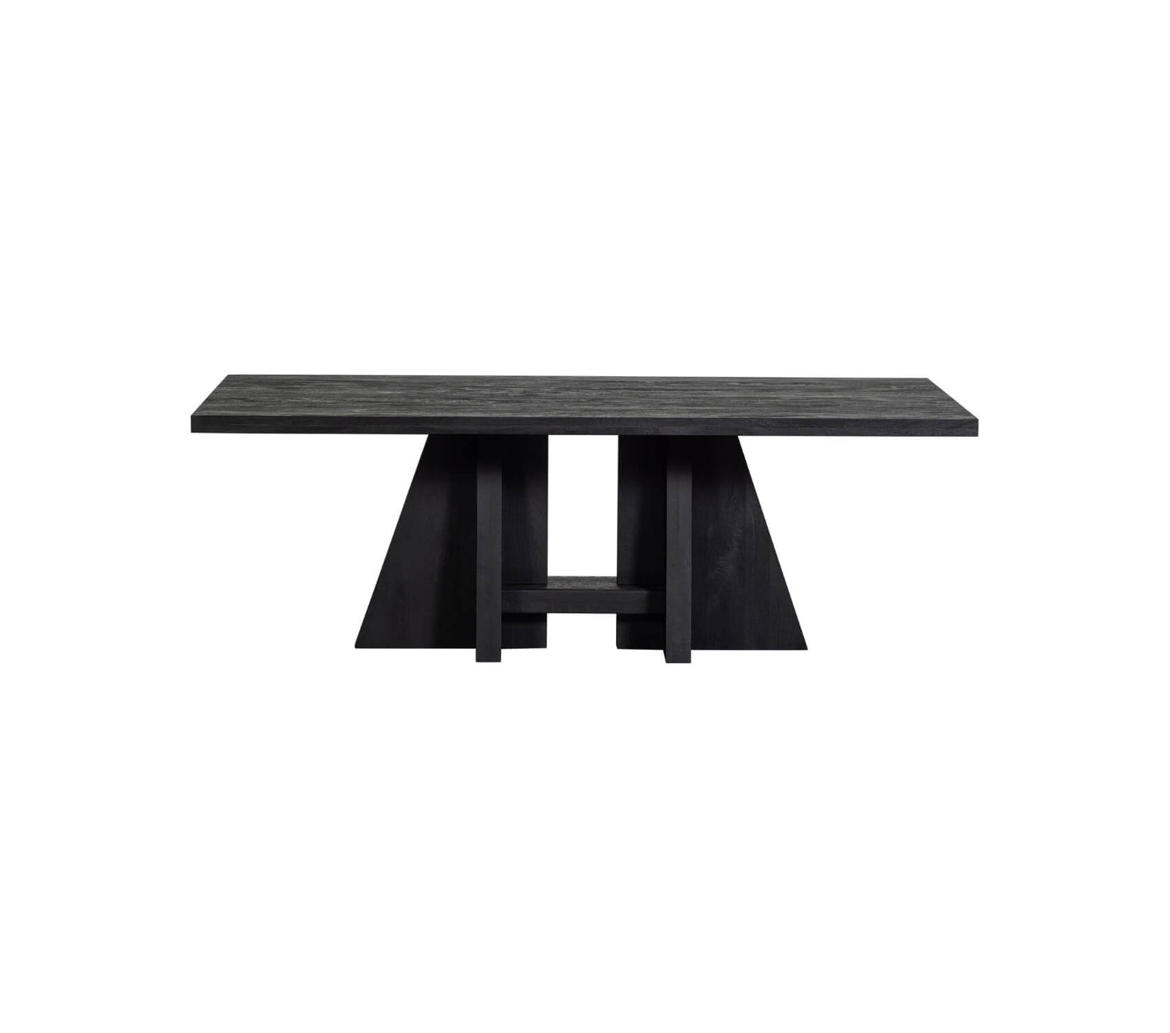 Jedálenský stôl Keanu 220 x 100 cm čierny