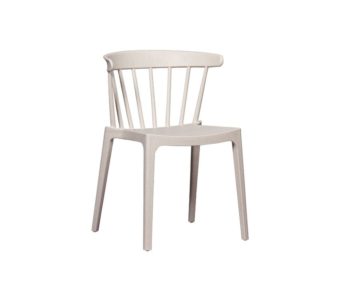 Jedálenská stolička Zenith biela