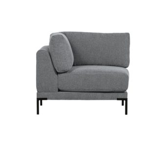 Rohový modul lupoco 100 cm sivý