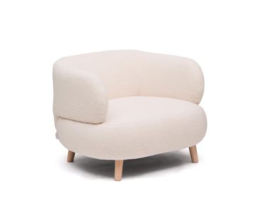 Kreslo Saiu bouclé béžová