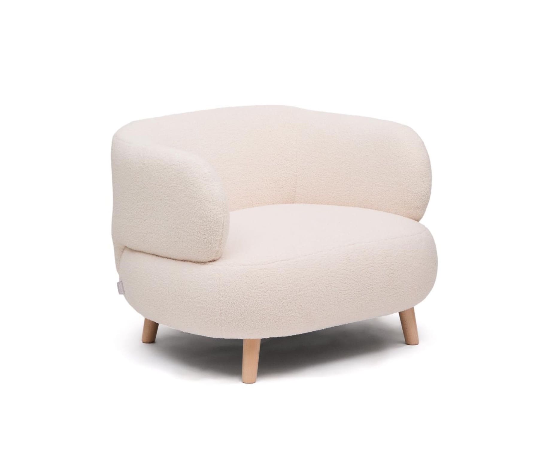 Kreslo Saiu bouclé béžová