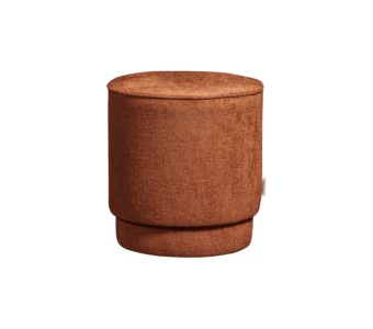 Puf Opal ⌀40 cm oranžový