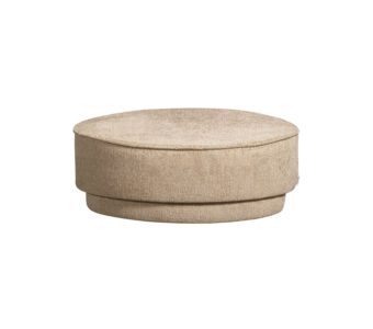 Puf Opal ⌀80 cm béžový