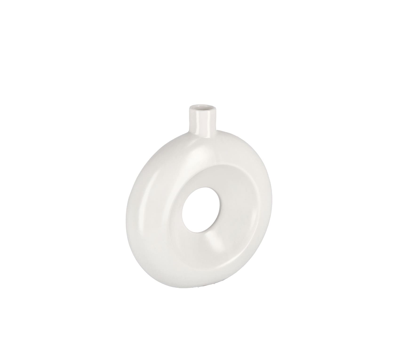 Váza Elysia 18 x 20 cm biela