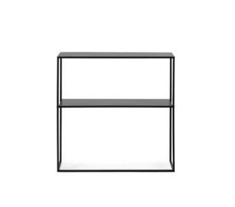 Konzolový stolík 78 x 27 cm Qus čierny