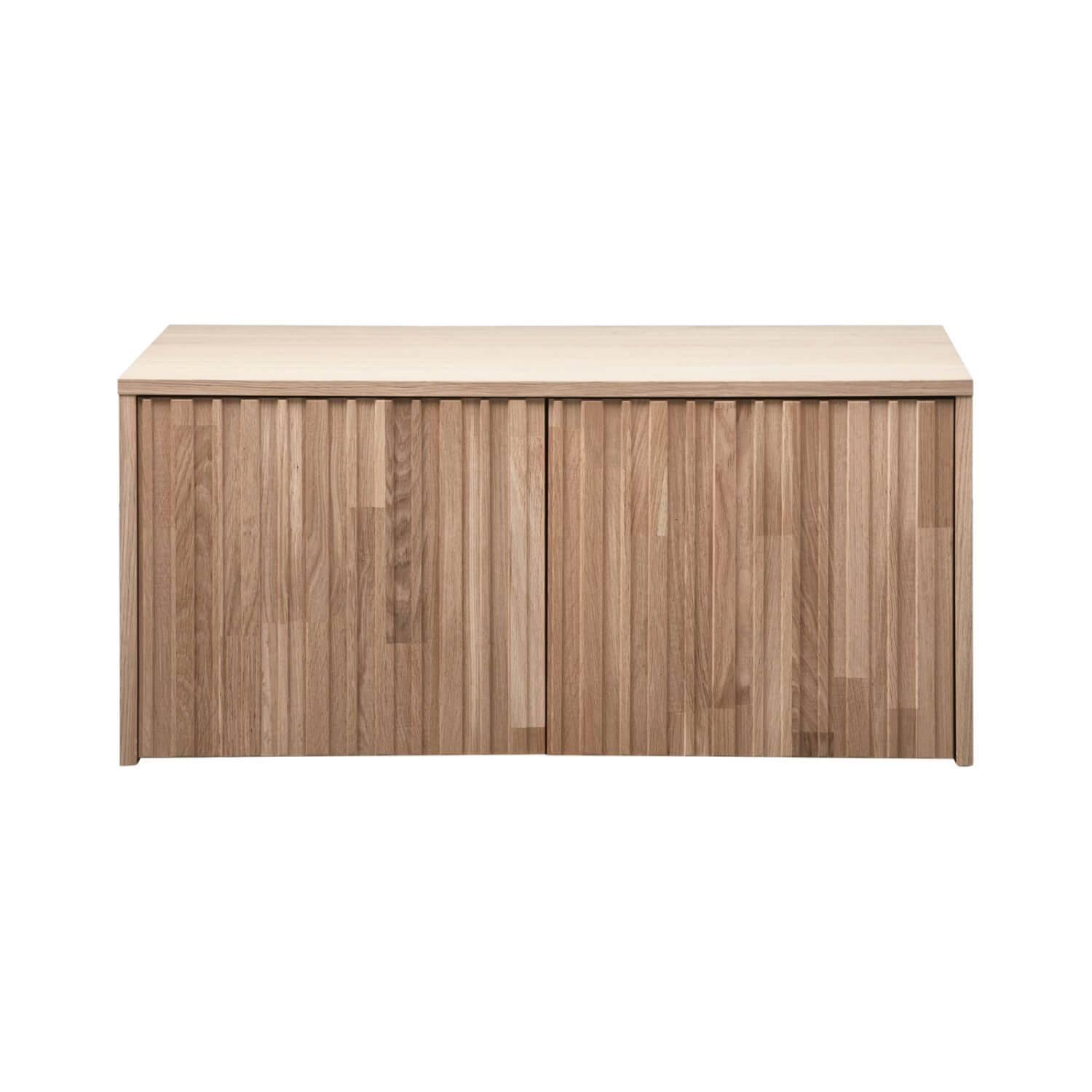 Lavica s úložným priestorom gravure 88 x 40 cm prírodná