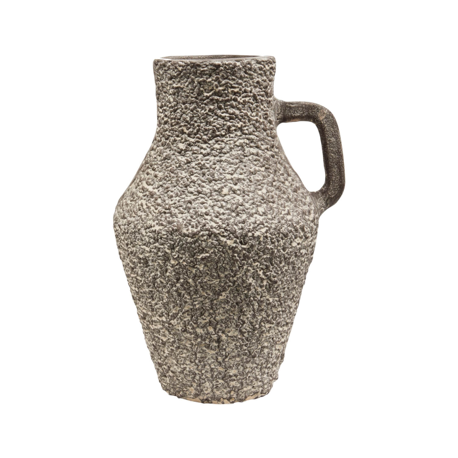 Váza bia 23 cm sivá