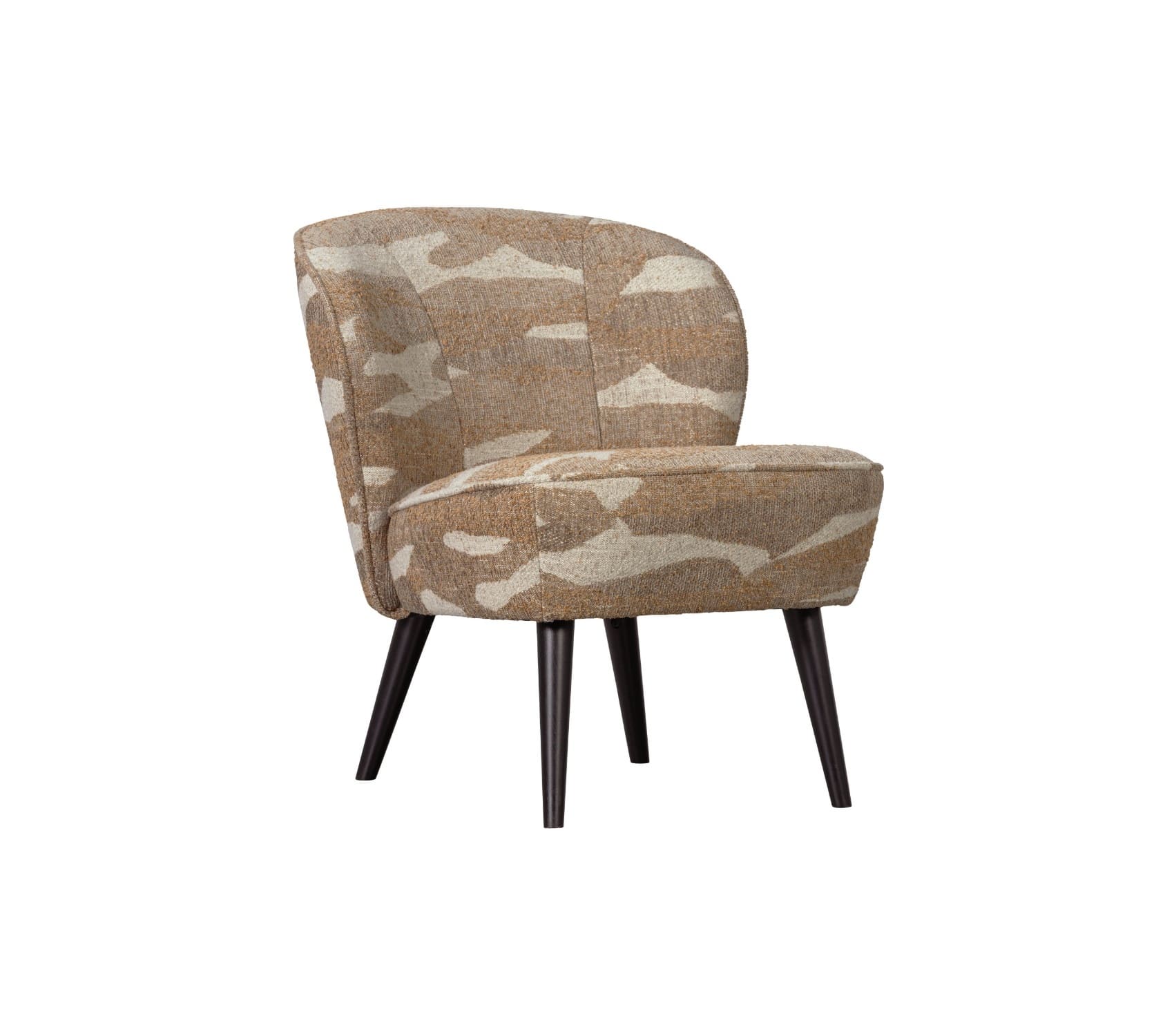 Kreslo Sara hnedo-biele