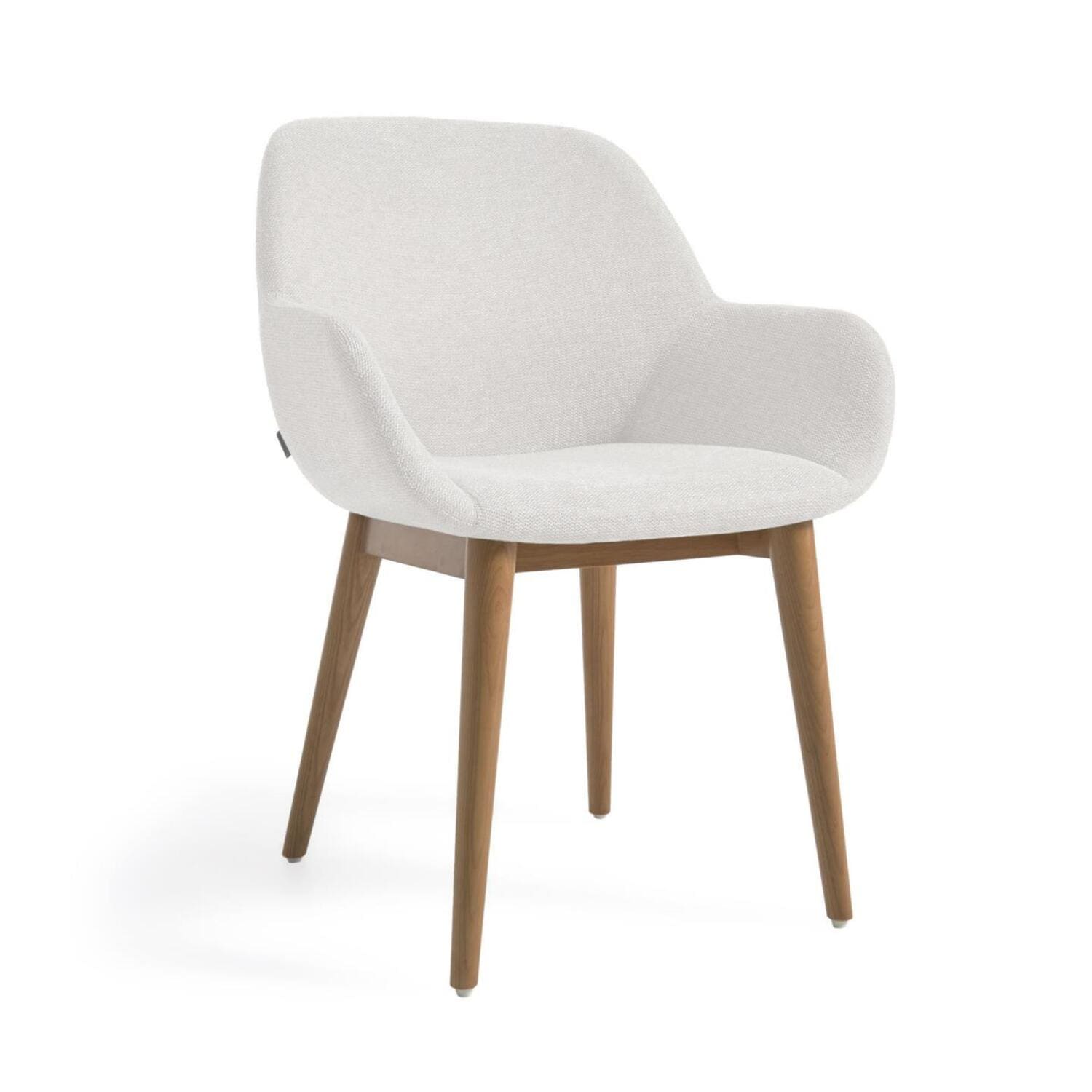 Stolička franco chenille béžovo-hnedá