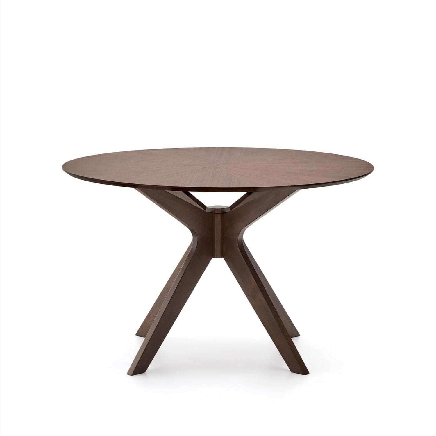 Jedálenský stôl Naanim ⌀120 cm hnedý