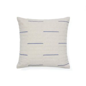 Obliečka na vankúš Nailb 45 x 45 cm bielo-modrá