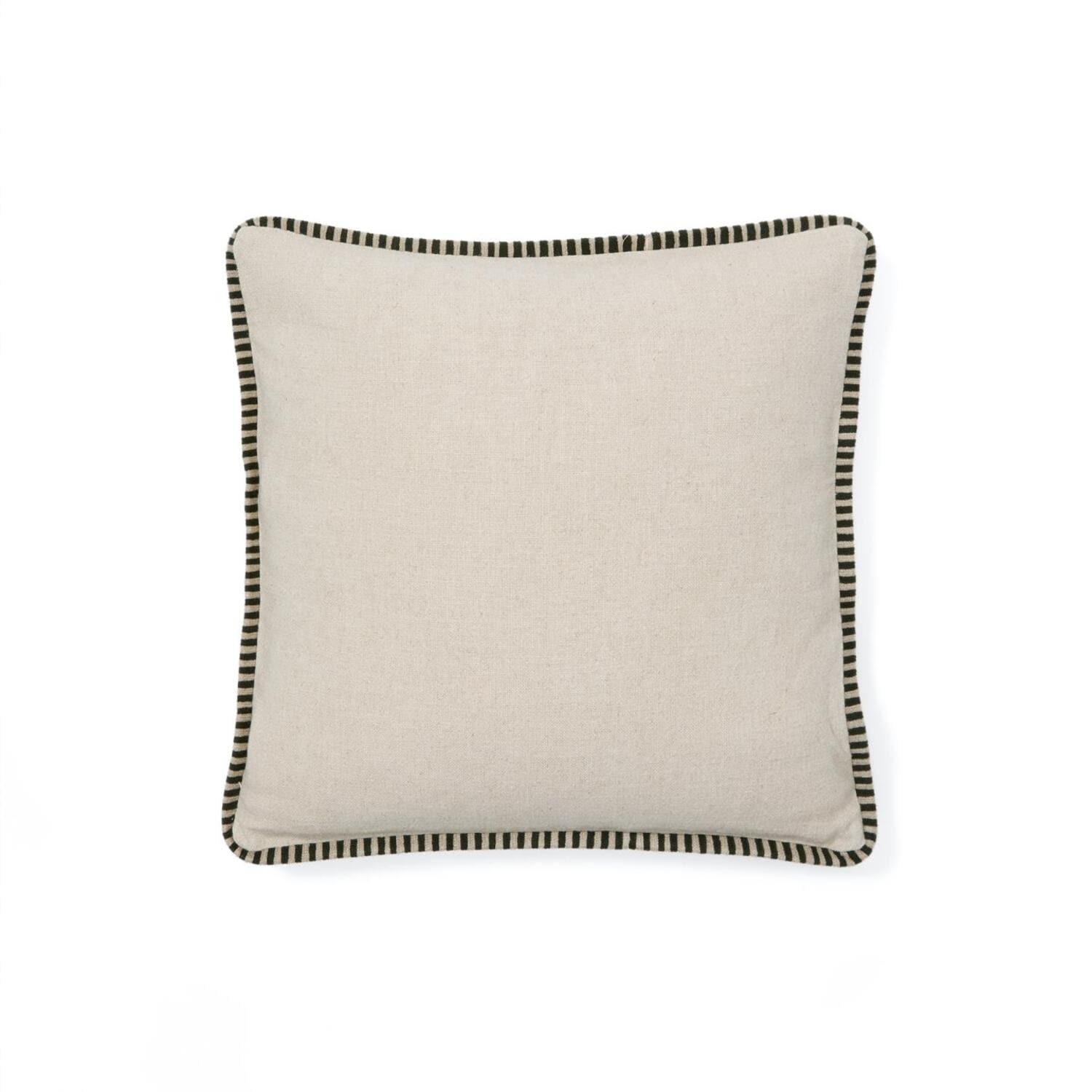 Obliečka na vankúš Teda 45 x 45 cm zeleno-biela