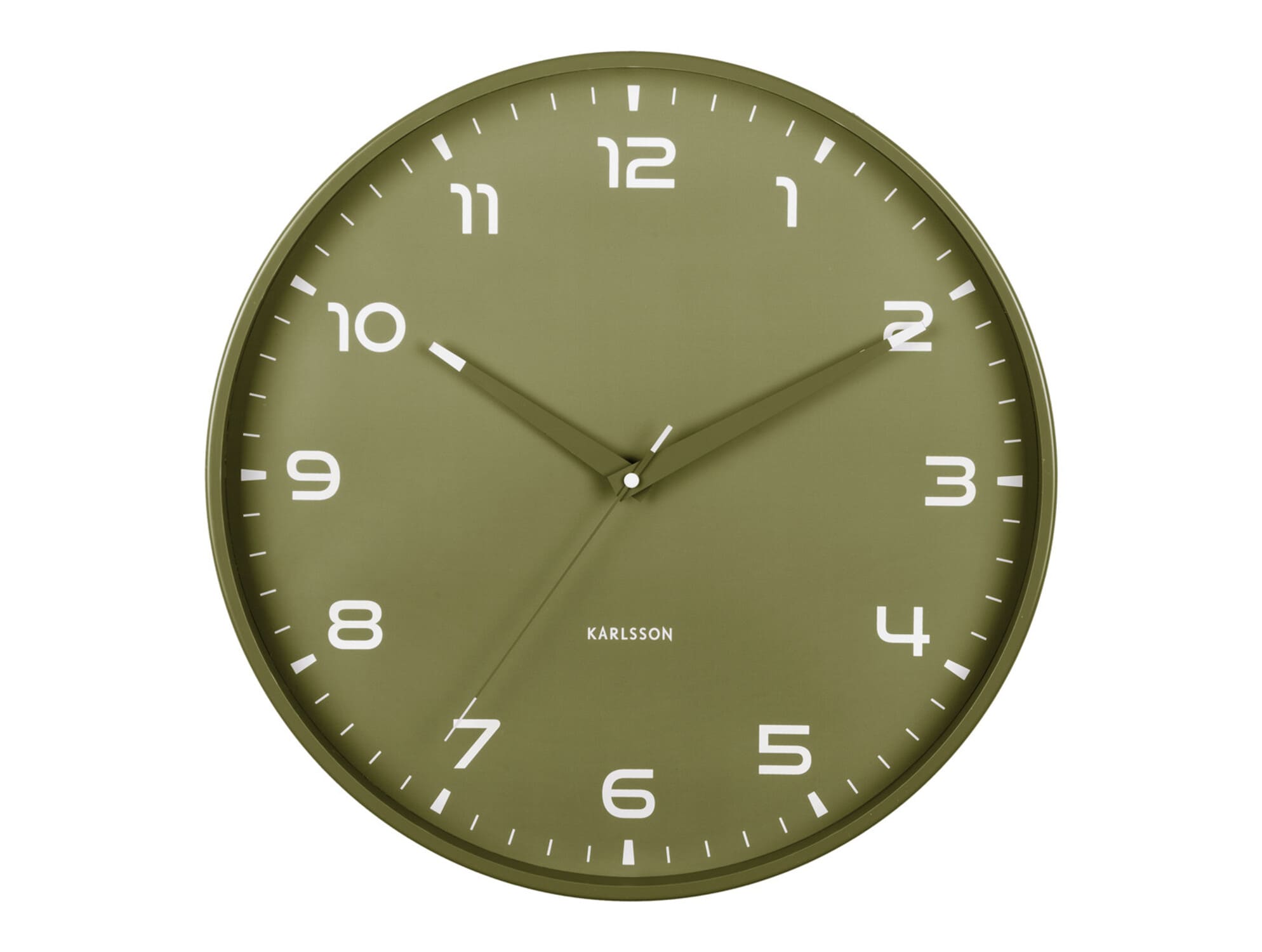Nástenné hodiny Lugo zelená