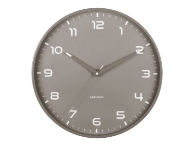 Nástenné hodiny Lugo sivé