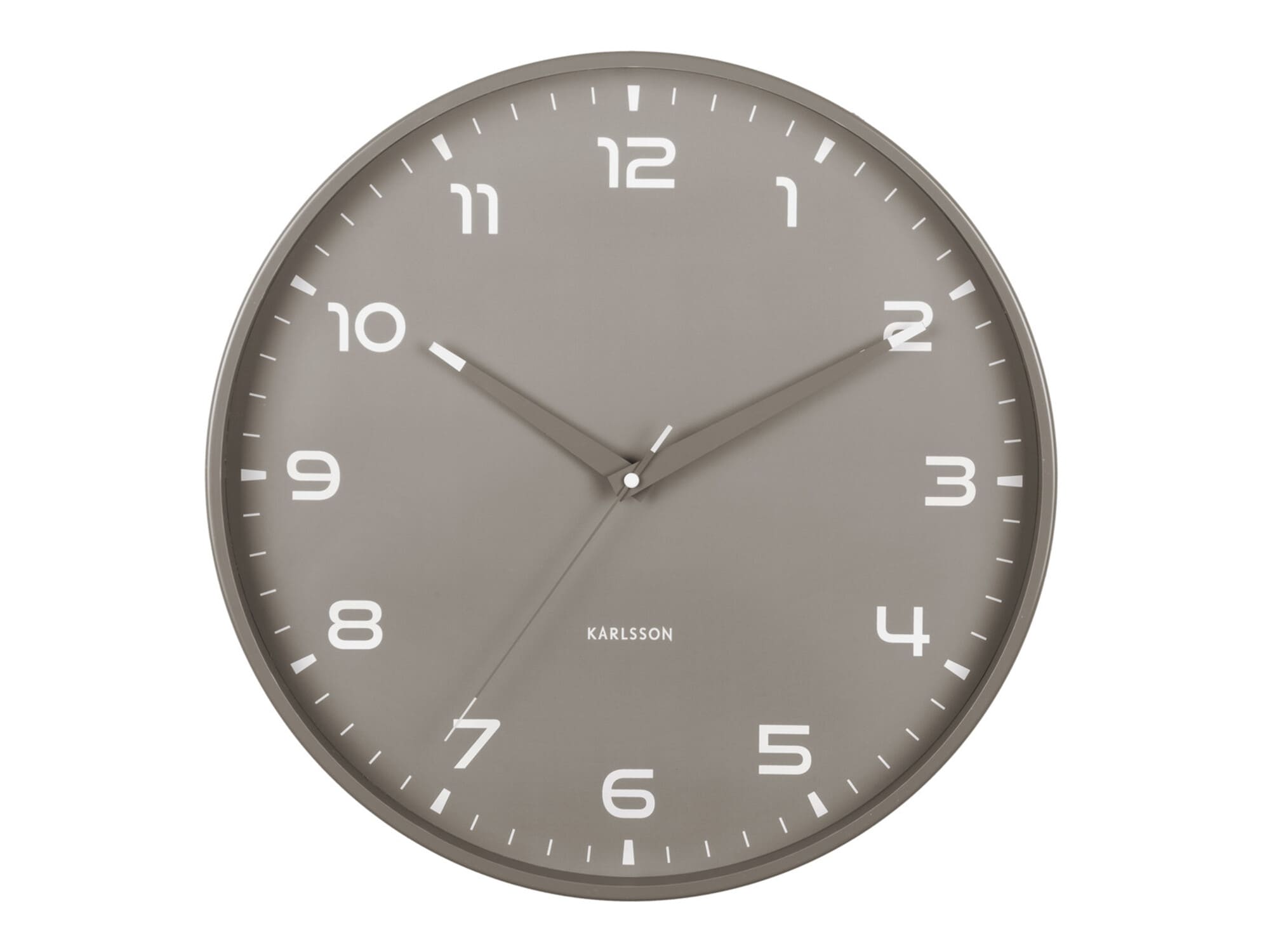 Nástenné hodiny Lugo sivé