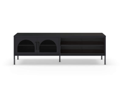 TV stolík orid 160 x 50 cm čierny