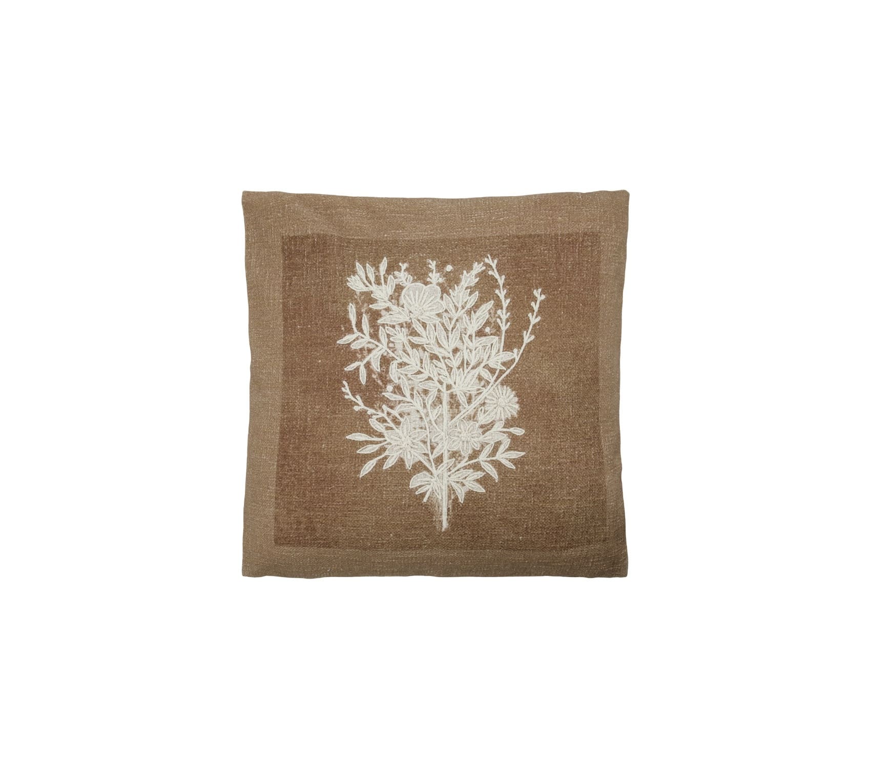 Obliečka na vankúš Lomu 50 x 50 cm hnedá