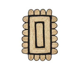 Rohožka Tenda prírodno-čierna