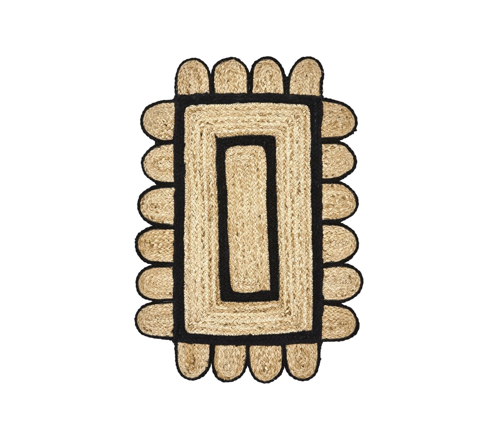 Rohožka Tenda prírodno-čierna