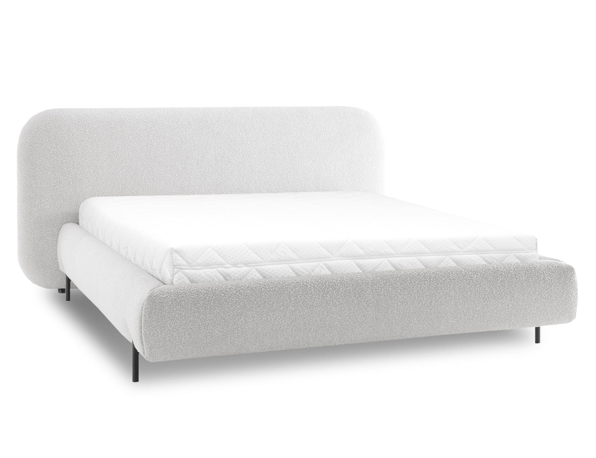 Dvojlôžková posteľ topio 180 x 200 cm s úložným priestorom chenille béžová