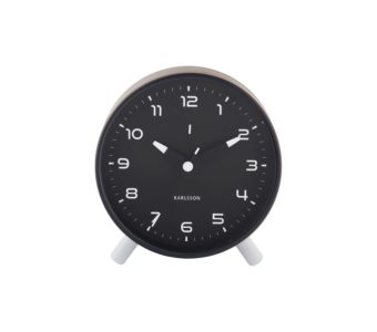 Budík Lugo čierny