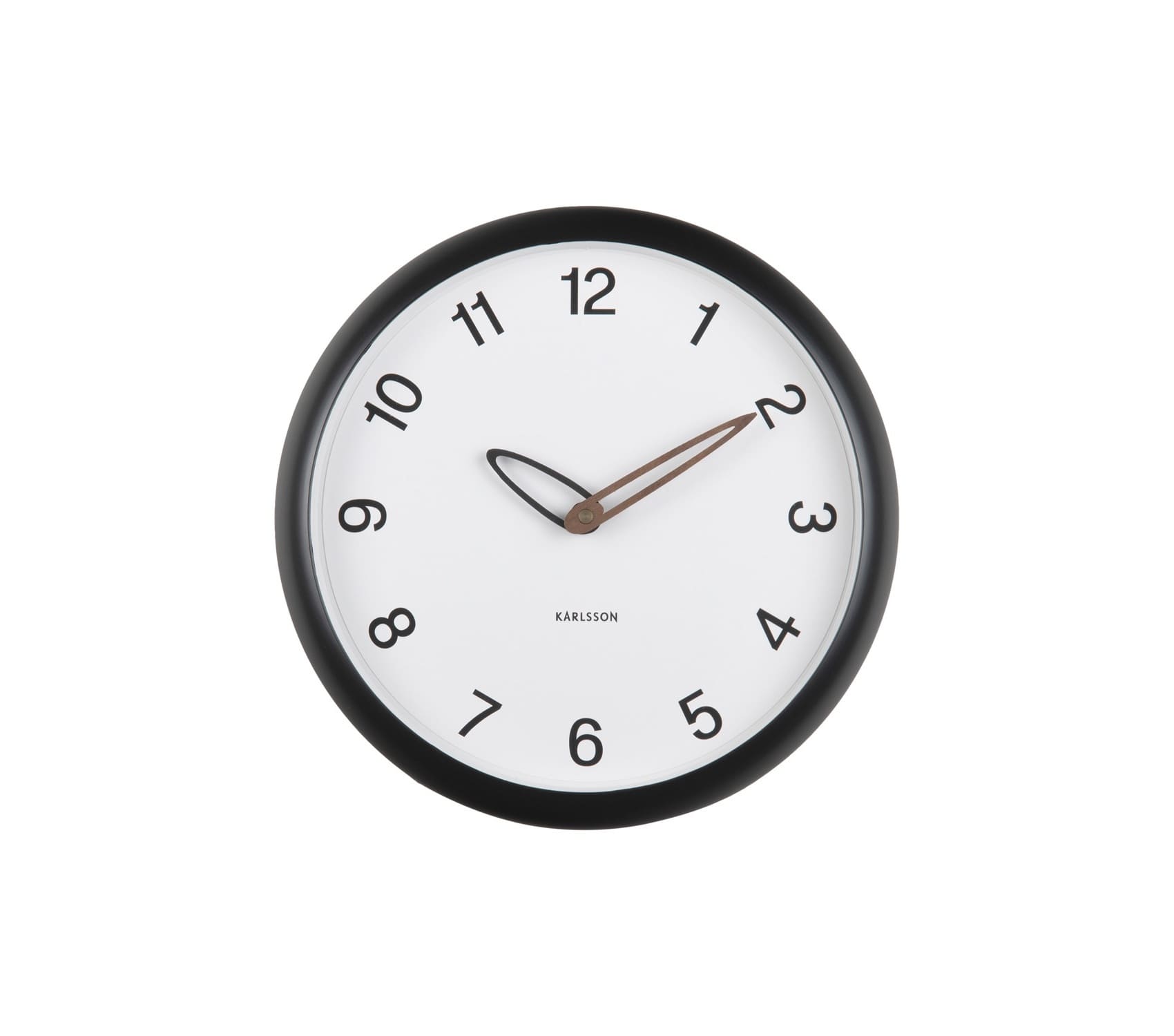 Nástenné hodiny Belladonna čierne