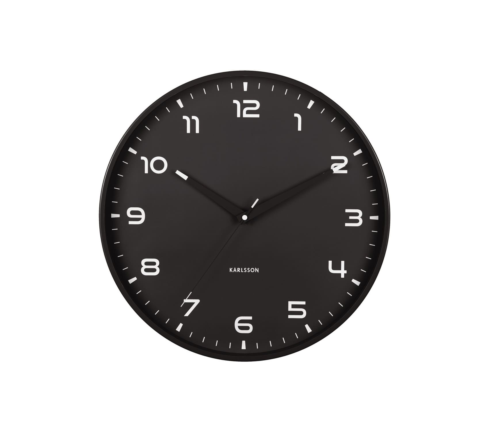 Nástěnné hodiny Lugo černé