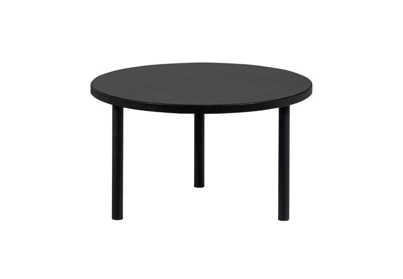 Poškozeno: Konferenční stolek Lau ø 60 cm černý