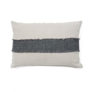 Obliečka na vankúš Fad 60 x 40 cm béžovo-modrá