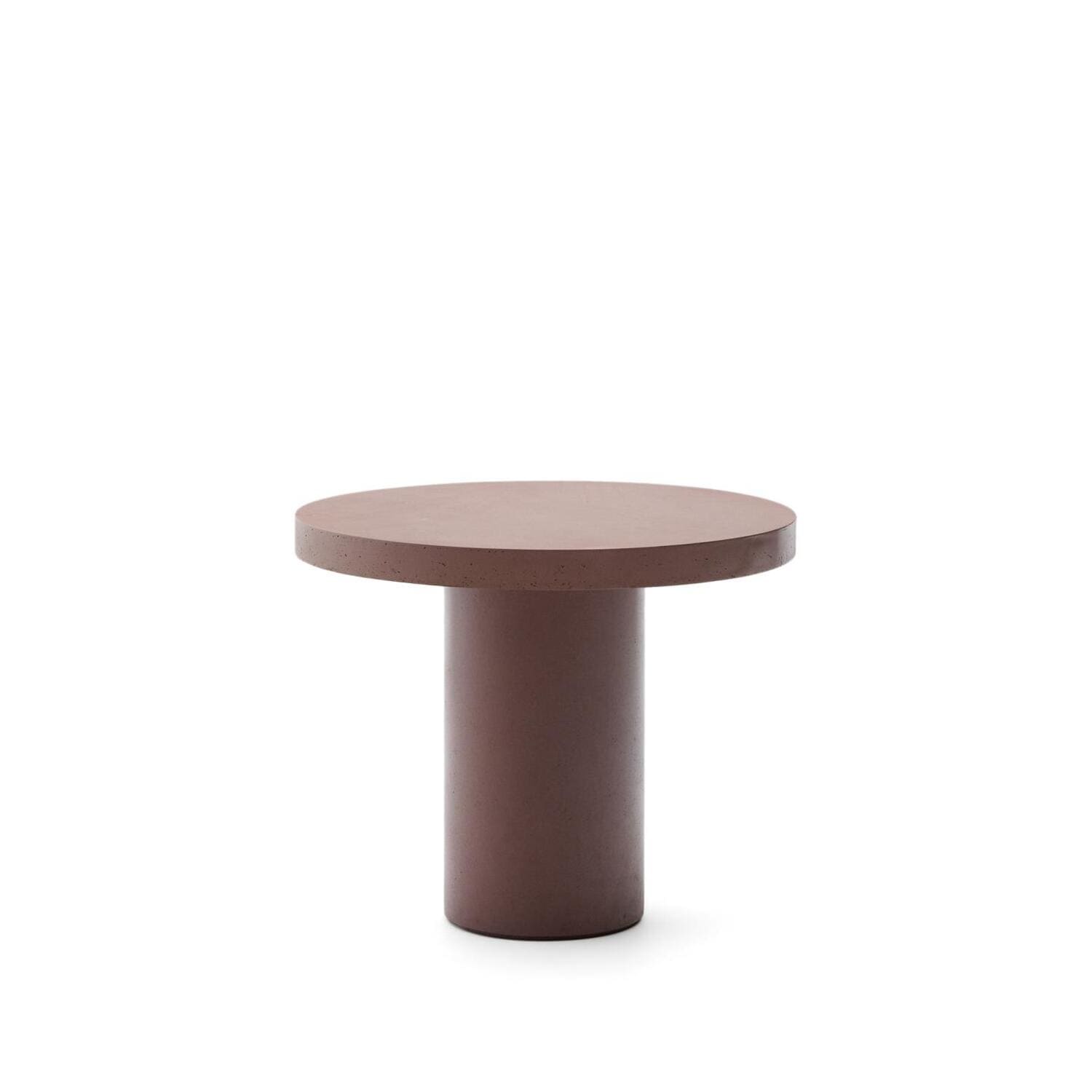 Záhradný okrúhly stôl blava Ø 90 cm terakota