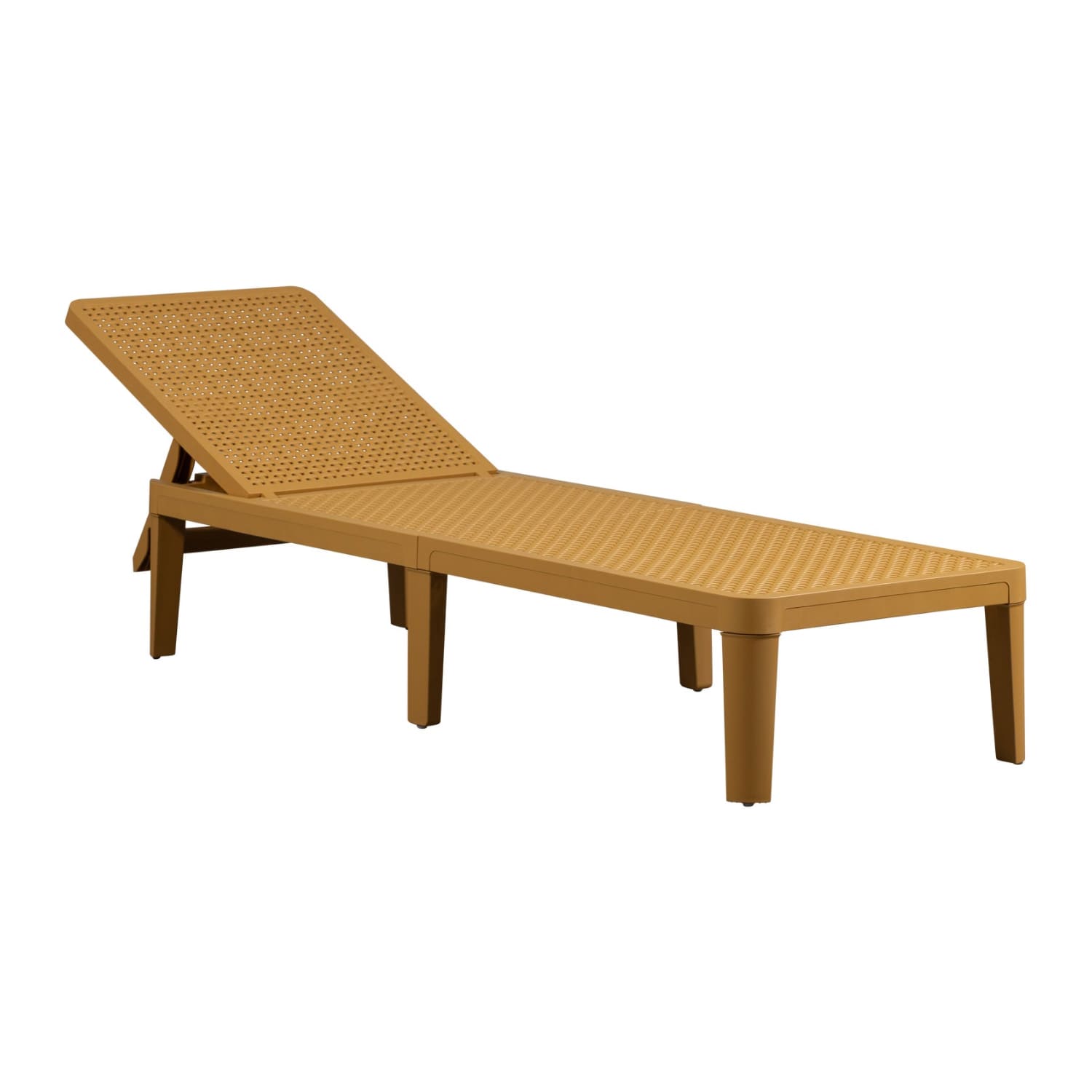 Záhradné lehátko tenij horčicové