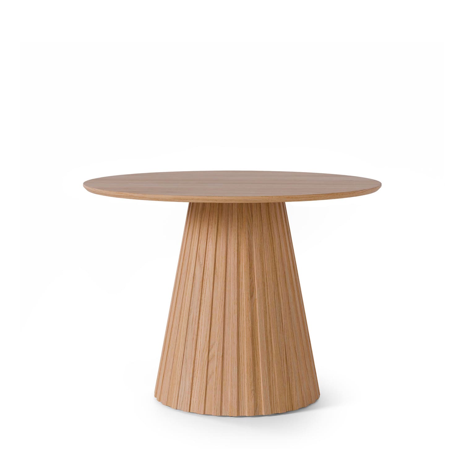 Okrúhly jedálenský stôl NADIAR Ø 100 cm dub