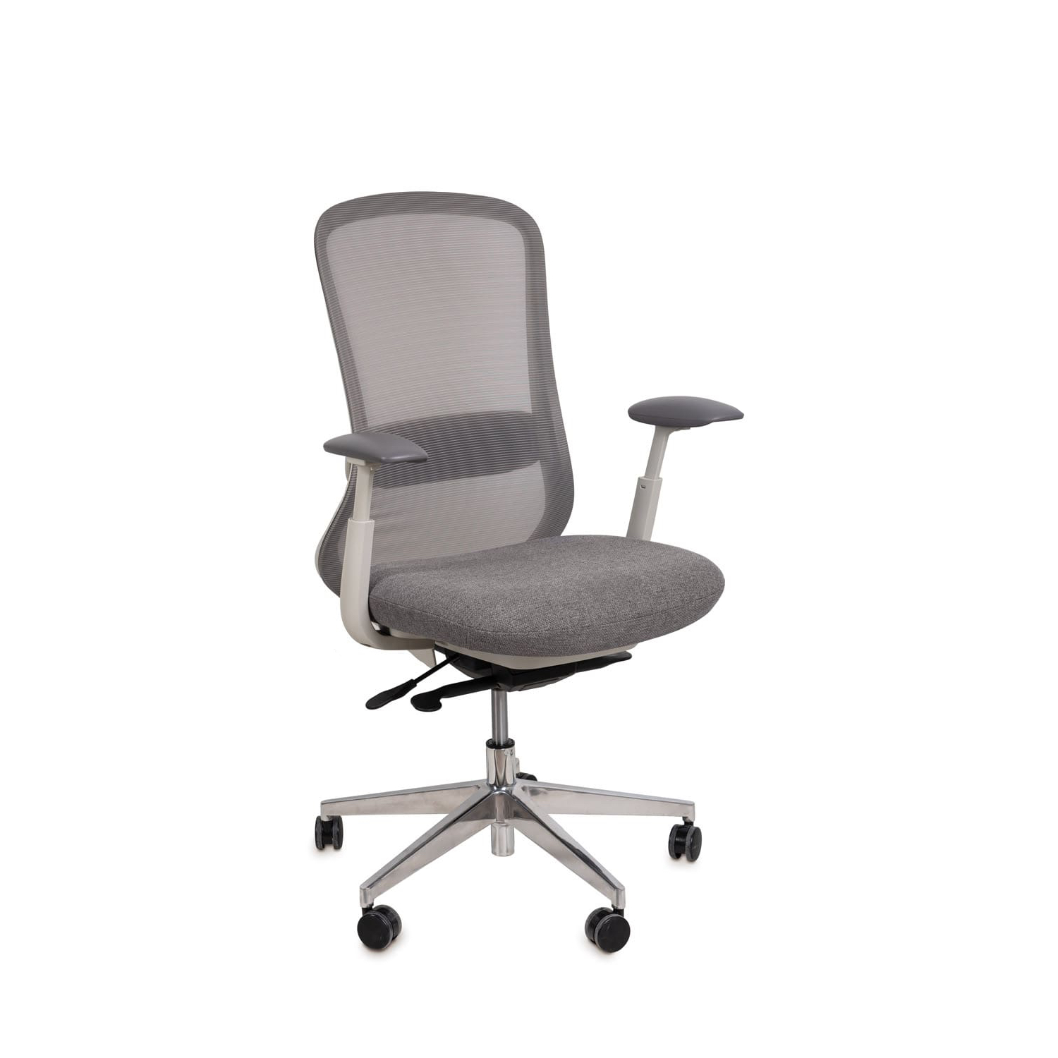 Kancelárska stolička EBORY sivá